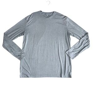 Free Fly Bamboo Heritage Long Sleeve Shirt Mens XXL Blue Gray Excellent Tee